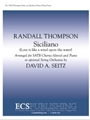 Siciliano (Love is like a wind upon the water) (Choral Score)
