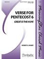 Great Is the Hope (Verse for Pentecost 6)