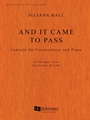 And It Came to Pass: Canticle for Countertenor and Piano