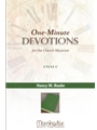 One-Minute Devotions for the Church Musician, Cycle C
