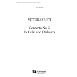 Concerto No. 2 for Cello and Orchestra (Additional Full Score)