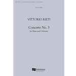 Concerto No. 3 for Piano & Orchestra, Version 1 (Additional Full Score)