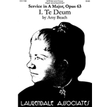 Te Deum from Service in A Major Opus 63