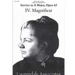 Magnificat from Service in A Major Opus 63