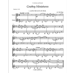 Cowboy Miniatures (Violin Version)