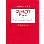 String Quartet No. 3. (Score)