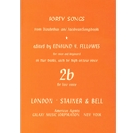 Forty Songs from Elizabethan and Jacobean Song Books, Book 2