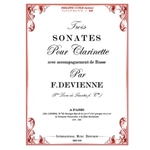 TROIS SONATES POUR CLARINETTE EN DO AVEC ACCOMPAGNEMENT DE BASSE (VIOLONCELLE OU 2E CLARINETTE EN DO)