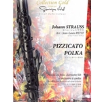 PIZZICATO - POLKA PICCOLO OU FLUTE, CLARINETTE SIB & ORCHESTRE A CORDES
