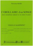 Corollaire D'un Songe