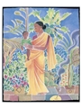 Indian Garden Madonna Notecard