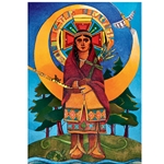 Kateri Tekakwitha 5x7 Note Card with envelope