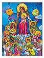 Queen of the Saints notecard (20/pack)