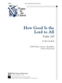 How Good Is the Lord