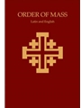 Order of Mass: Latin and English-traditional chant notation