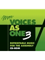More Voices As One 3 - Reprintable Music for the Assembly - CDROM