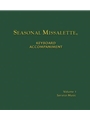 Seasonal Missalette - Alphabetical Keyboard Accompaniment