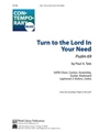 Turn to the Lord In Your Need