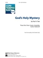 God's Holy Mystery