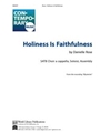 Holiness is Faithfulness-Rose