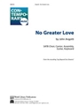 No Greater Love