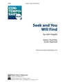 Seek and You Will Find
