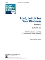 Ps 85 Lord Let Us See Your Kindness