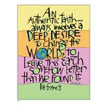 An Authentic Faith Poster