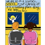 School is Not a Parking Lot Poster