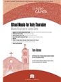 Ritual Music for Holy Thursday / Musica Ritual para el Jueves Santo - Instrument edition