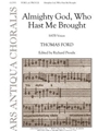 Almighty God, Who Hast Me Brought