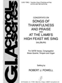 Songs of Thankfulness and Praise / At the Lamb's High Feast We Sing - Instrument edition