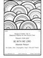 Be with Me, Lord - Instrument edition