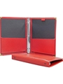 Deluxe Folio w/3-Ring Binder-Red