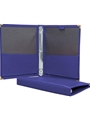 Deluxe Folio w/3-Ring Binder-Blue