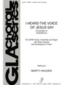 I Heard the Voice of Jesus Say - Full Score