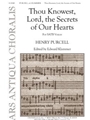 Thou Knowest Lord The Secrets Of Our...