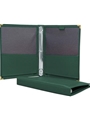 Deluxe Folio w/3-Ring Binder-Green