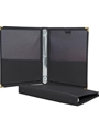 Deluxe Folio w/3-Ring Binder-Black