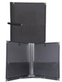 BLACK FOLIO W/STRAP/STRNG
