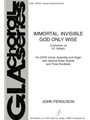 Immortal, Invisible, God Only Wise - Instrument edition
