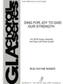 Sing for Joy to God Our Strength - Instrument edition
