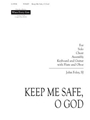 Keep Me Safe, O God - Instrument edition