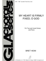 My Heart Is Firmly Fixed, O God - Instrument edition