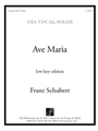 Ave Maria - Low Key edition