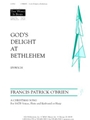 God's Delight at Bethlehem - Harp edition