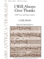 I Will Always Give Thanks