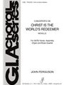 Christ Is The World's Redeemer