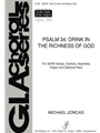 Psalm 34: Drink In the Richness of God - Instrument edition