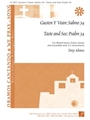 Gusten y Vean: Salmo 34 / Taste and See: Psalm 34 - Instrument edition